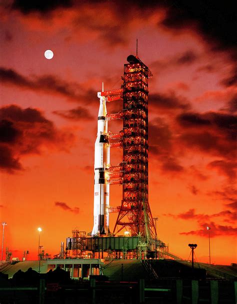 Apollo 4 on the Launch Pad Photograph by Eric Glaser - Pixels