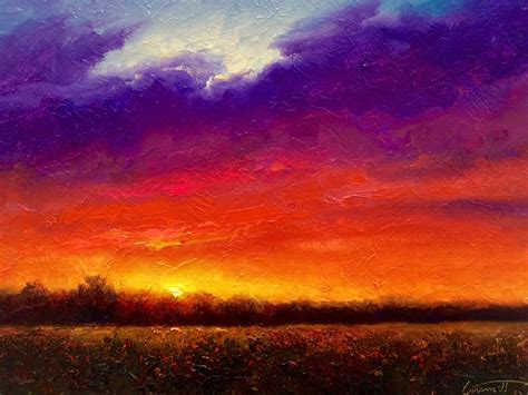 Red Sky Painting at PaintingValley.com | Explore collection of Red Sky Painting