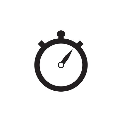 stopwatch icon logo vector 11335748 Vector Art at Vecteezy