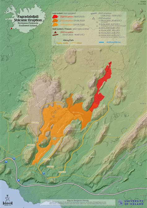 Lava flow map of the 2023 Litli-Hrútur volcanic eruption – GeoVis Lab