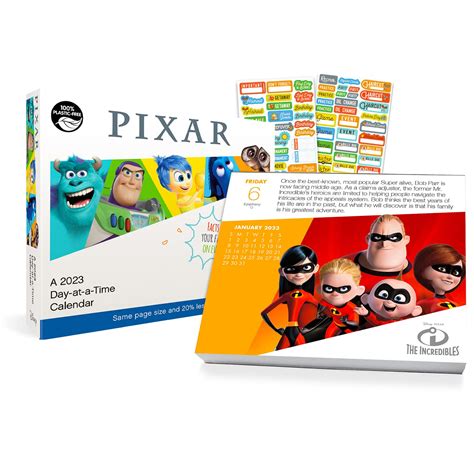 Buy Disney Pixar 2023 , Box Edition Bundle -- Deluxe 2023 Pixar Studios Day-at-a-Time Box with ...