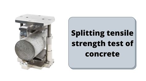 splitting tensile strength test on concrete | vin civilworld