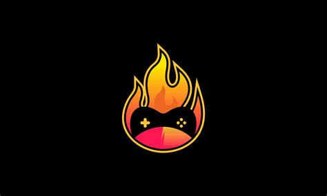 Fire gaming logo template vector 18857770 Vector Art at Vecteezy