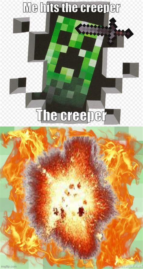 repost minecraft creeper Memes & GIFs - Imgflip