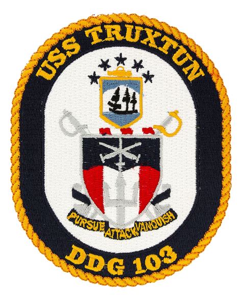 USS Truxtun DDG-103 Ship Patch | Flying Tigers Surplus