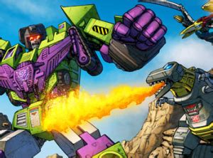 Dinobots VS Devastator (Print) – Unreal Books