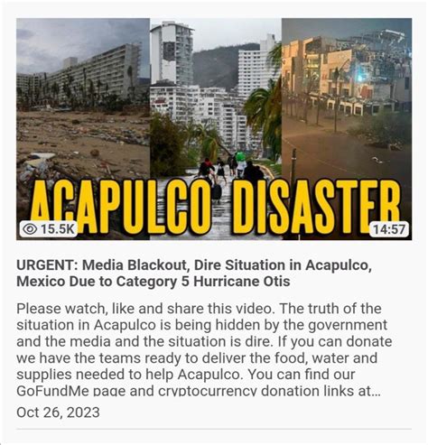 Acapulco Hurricane - help needed - Today's News - David Icke Social Forum