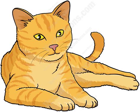 Orange Tabby Cat Clipart | Free download on ClipArtMag