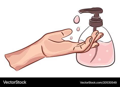 Washing clean hands with soap handwashing Vector Image