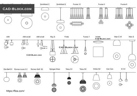 Ceiling Light Fixture DWG, free AutoCAD Blocks download