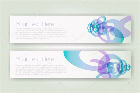 Horizontal geometric banner — Stock Vector © natashica #9937941