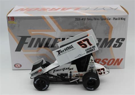 Kyle Larson 2020 Finley Farms Plan B Sales Wing #57 1:18 Sprint Car Diecast