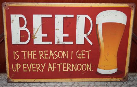 BEER Vintage Style Poster Retro Metal Tin Signs Art Wall Plaque Bar Decor 8x12" | eBay