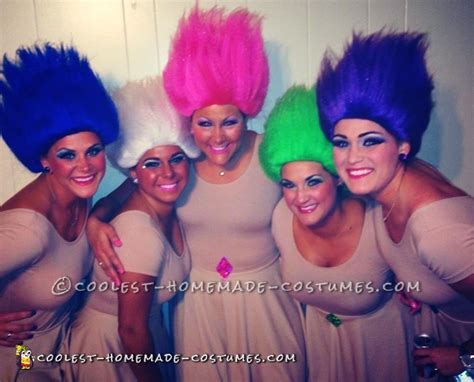 Fun Treasure Trolls Group Costume