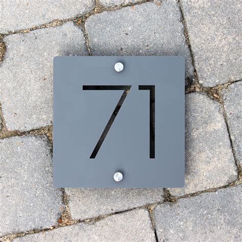 MODERN BESPOKE HOUSE SIGNS | BUSINESS SIGNS | CONTEMPORARY HOME DECOR | Modern house numbers ...