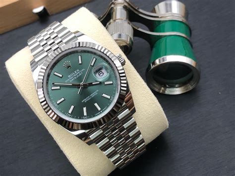 Rolex Datejust 41 Mint Green Dial Jubilee New Model 2022 for $18,604 ...