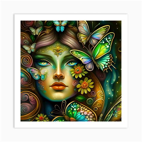 Flora And Fauna Art Print by Fantasy Creations - Fy