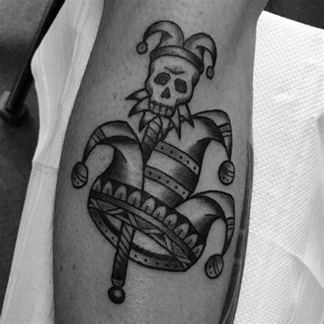 50 Jester Tattoo Designs For Men - Entertainer Ink Ideas | Jester tattoo, Creepy tattoos, Tattoo ...