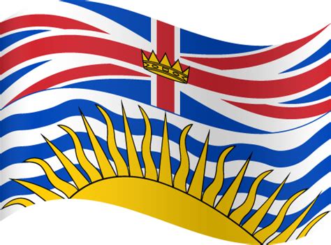 Printable Country Flag of British Columbia | Vector Country Flags of ...