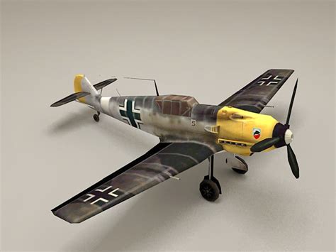 Messerschmitt Bf 109 3D model Download for Free