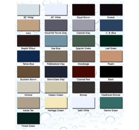 Rain Gutter Colors - A Plus Gutter Systems Seamless Rain Gutters and ...