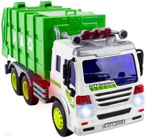 Garbage Truck Toys for 3 Year Old Boys and Girls - Friction Powered Toy Cars for Toddlers ...