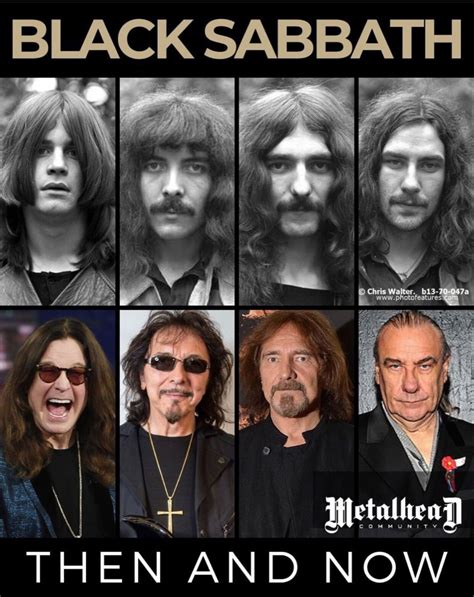 Black Sabbath members, then and now | Black sabbath, Black sabbath members, Ozzy osbourne