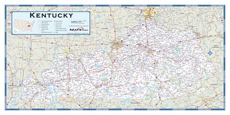 Kentucky Counties Map