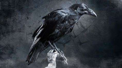 Raven [1920x1080] | Beautiful dark art, Abstract wallpaper, Painting kits