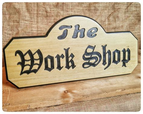 Routed Wood Signs Inset Letters Carved Wood Signs Carved