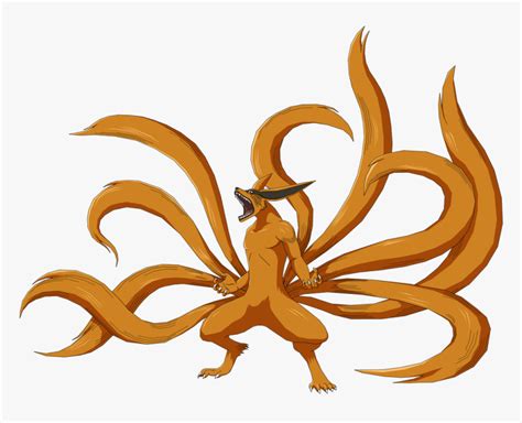 9 - Kurama - Naruto Nine Tails Transparent, HD Png Download - kindpng