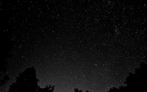 Starry Night Sky Star Galaxy Space White Black, Dark Sky Anime HD wallpaper | Pxfuel