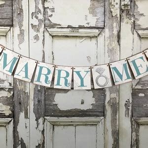 Will You Marry Me Banner Proposal Idea Marry Me Sign - Etsy