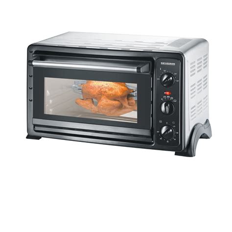 Severin Mini Oven 28 Litre with Hot Air Function Brushed Stainless Steel | Best Ovens And ...