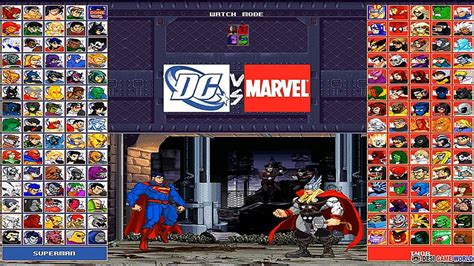 Mugen Super Heroes 2000 DC VS Marvel Roster Alt 2 by LoudCasaFanRico on DeviantArt