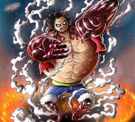 HD wallpaper: One Piece, Gear Fourth, Monkey D. Luffy, Snake Man (Mega Man) | Wallpaper Flare