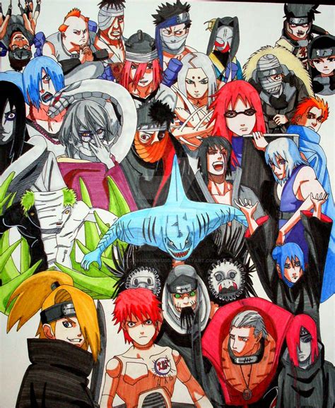 Naruto's Villains by brodandconfusd on DeviantArt