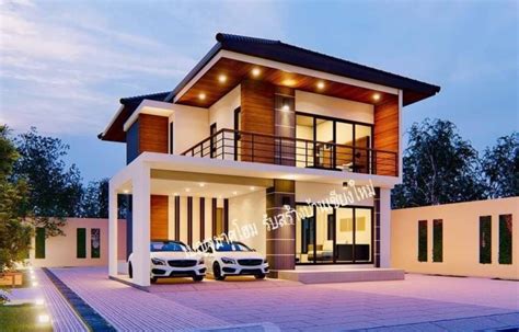 Modern Exterior Design of a Magnificent Two Storey House - Cool House Concepts