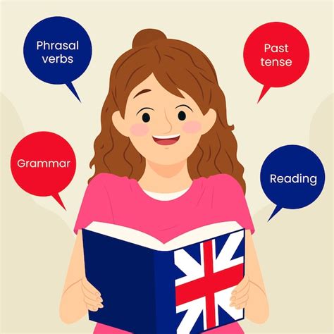 Free Vector | Hand drawn english book illustration