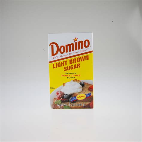 Domino Light Brown Sugar - 1lb (453g) Pack | Natural Sweetener for ...