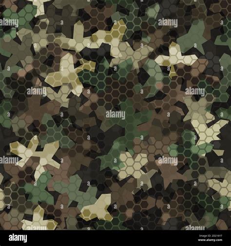 Texture military camouflage seamless pattern. Abstract modern camo ornament Stock Vector Image ...