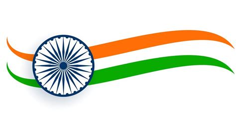 flag of india in wavy trocolor style - Download Free Vector Art, Stock Graphics & Images