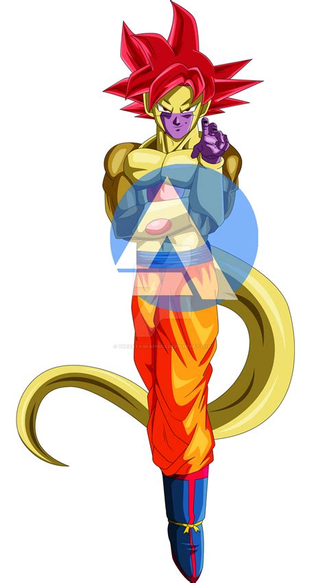 FRIEKU- FRIEZA+GOKU GOD FUSION COMMISSION 1 by THEDATAGRAPHICS on DeviantArt