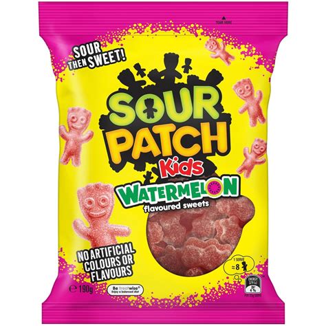 Sour Patch Kids Watermelon Lollies 190g | BIG W