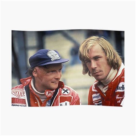 "Niki Lauda James Hunt Rivalry Ferrari F1 Poster" Poster for Sale by F1-Authentics | Redbubble