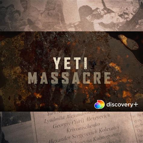 Heya! This documentary YETI MASSACRE premieres tonight at 9:00pm ET on Discovery and Discovery+ ...