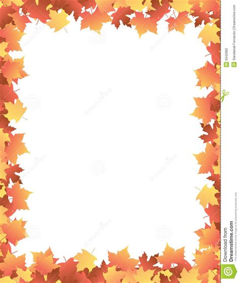 Free Printable Fall Leaf Borders