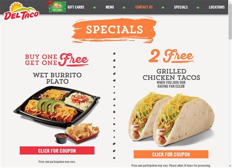 2 free grilled chicken tacos at Del Taco | FREE THINGY .COM