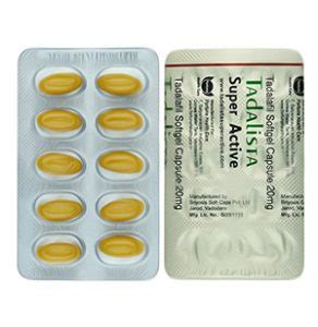 Cialis Super Active from India. Indian Tadalafil.