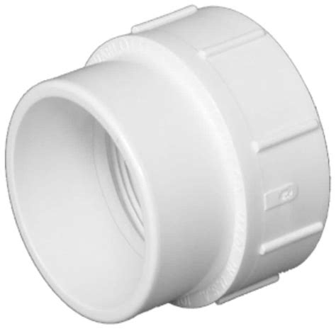 Charlotte Pipe 1-1/2-in x 1-1/2-in dia PVC Schedule 40 Spigot Cleanout Adapter Fitting at Lowes.com